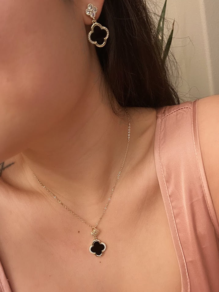 Clover Collection-Necklace and Earrings Set