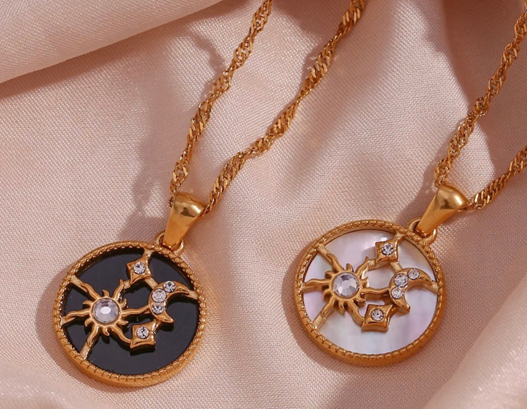 Necklaces-Ashley's Sun & Moon