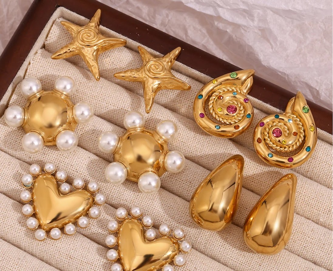 Earrings-Round Wheel Earrings