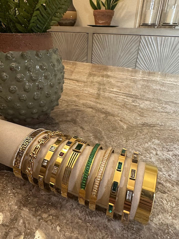 Bangles-Multicolor Stones