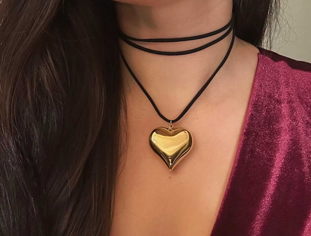 Necklace-Bella's Big Heart Necklace