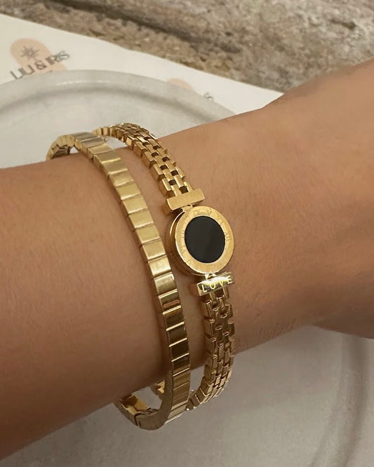 Bangles-2 Bangles Gold and Black