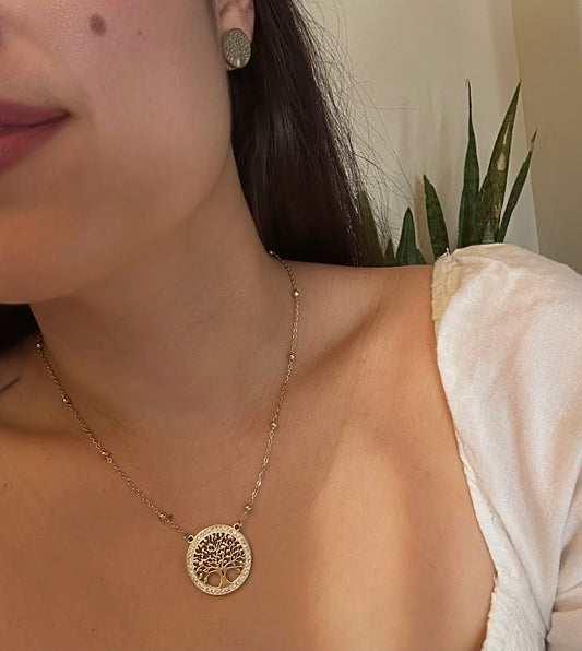 Sets-Family Tree Necklace and Earrings