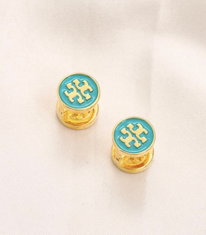 Earrings with zircon stones-4 different colors