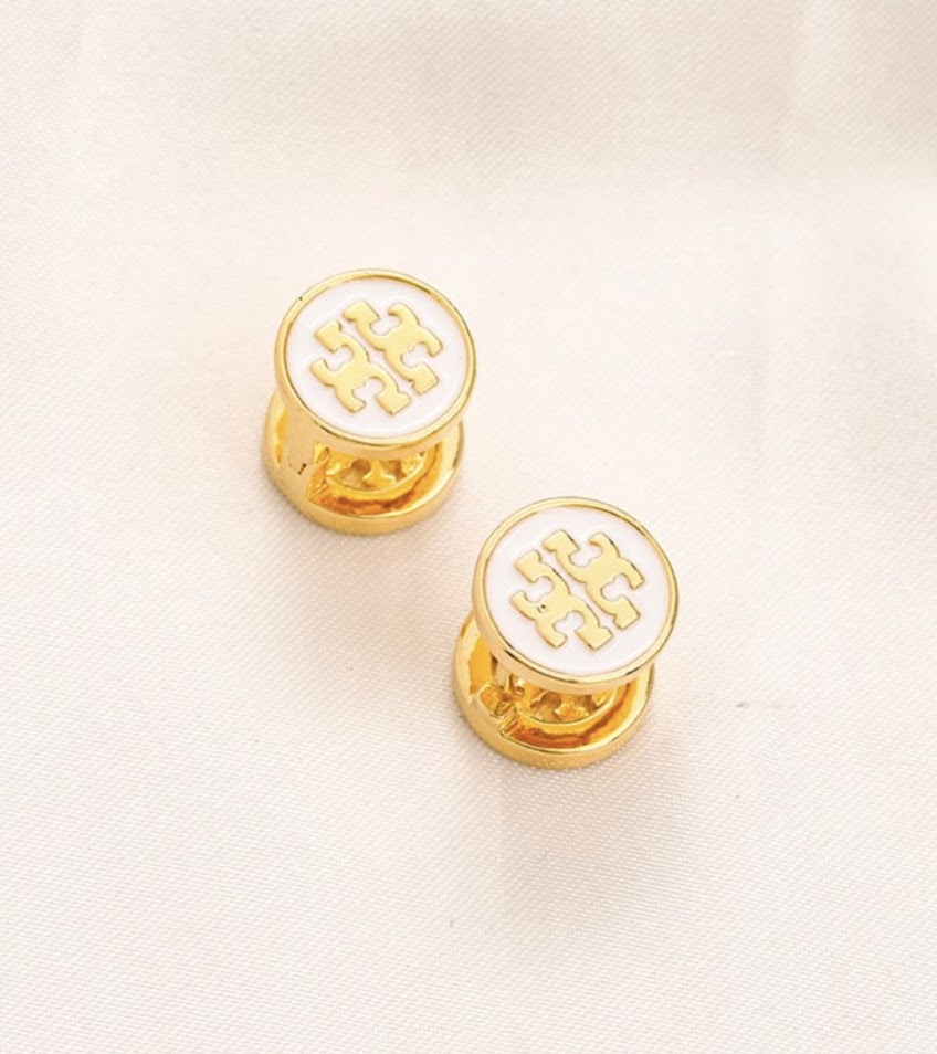 Earrings with zircon stones-4 different colors