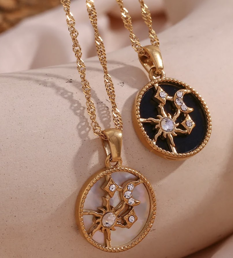 Necklaces-Ashley's Sun & Moon