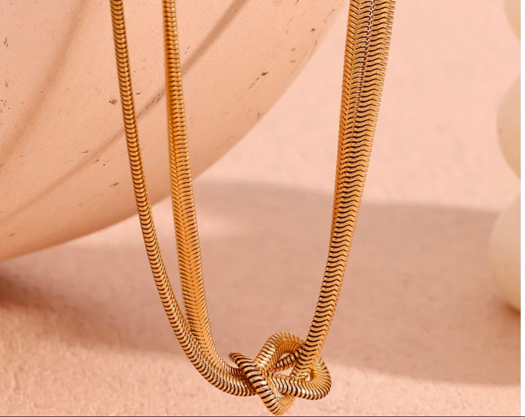 Necklaces-Double Layer Chain