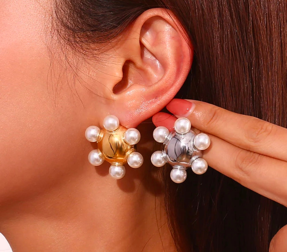Earrings-Round Wheel Earrings