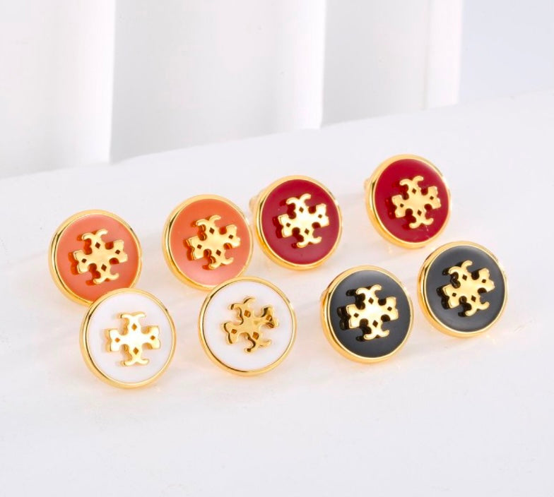 Stud Earrings-4 Different Colors