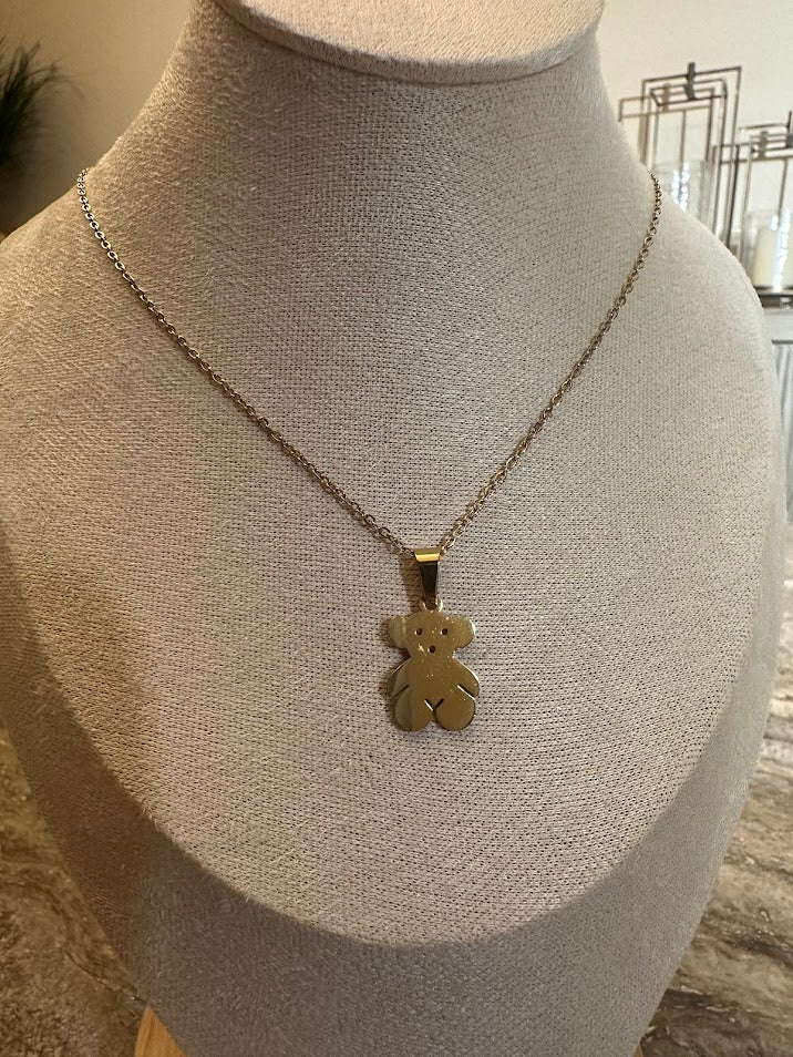 Bear Collection-Bear Necklace with Earrings