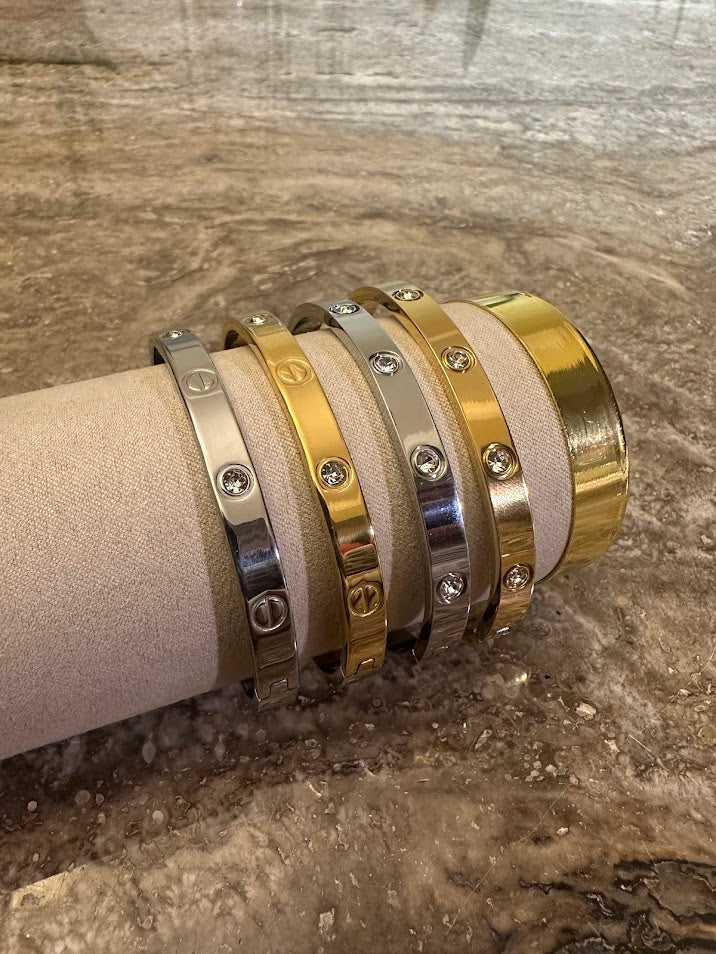 Bangles-C Skipped Zircon Bangle