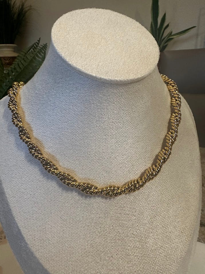 Sets-Stephanie's Twist Necklace and Bracelet