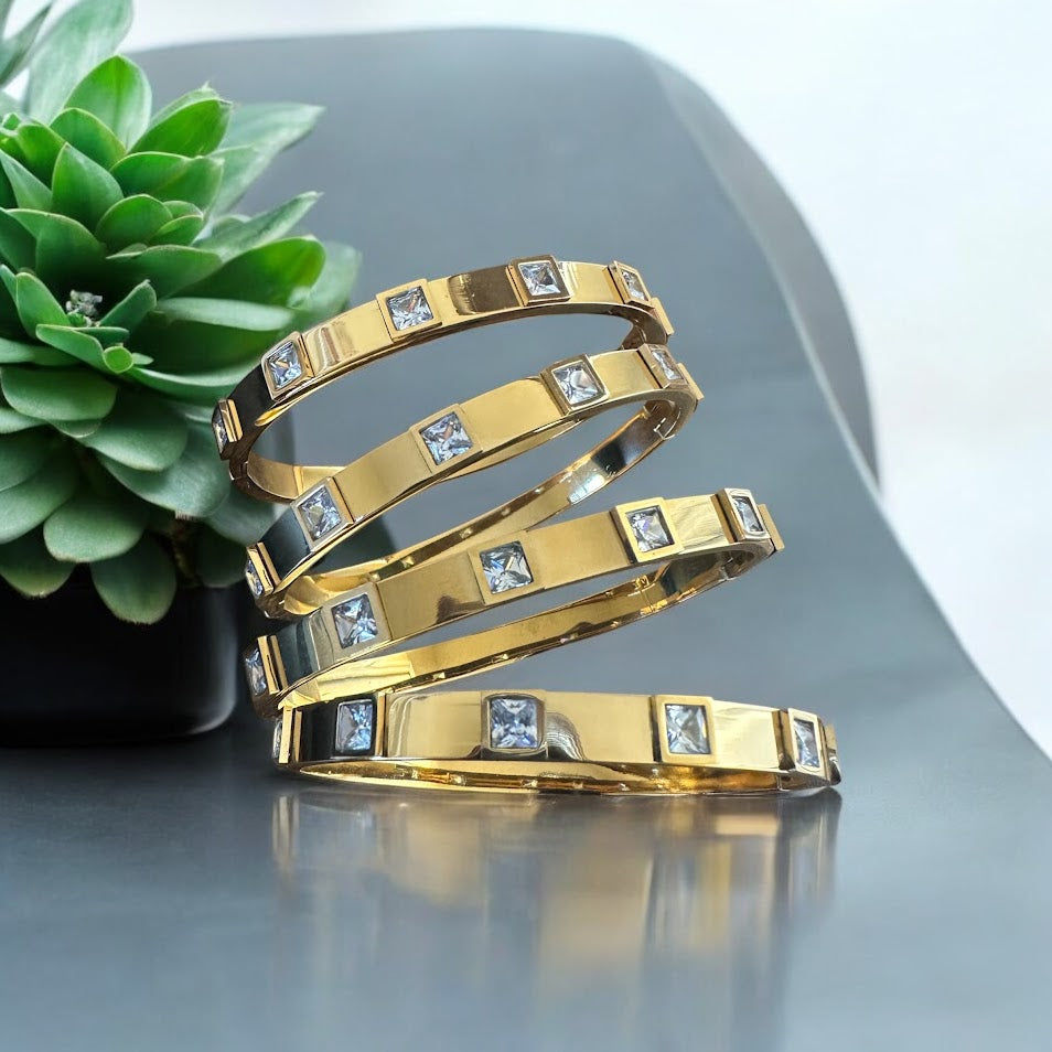 Bangles-Square-shaped Zircon