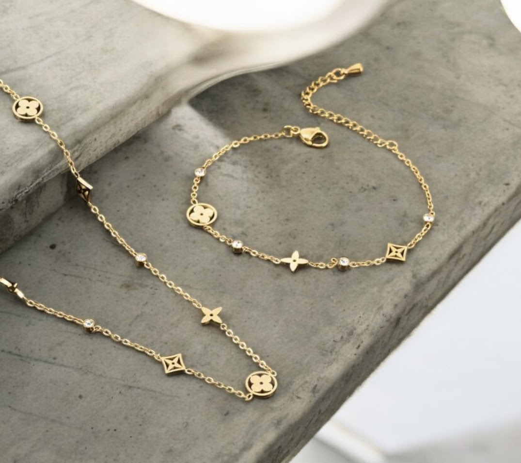 Sets-Classy Necklace and Bracelet