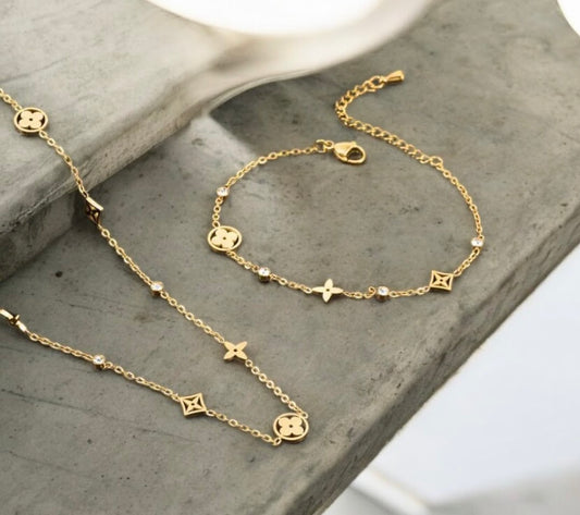 Sets-Erin's Classy Necklace and Bracelet